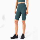 Fast Color High Waist Peach Hip Sports Fitness Shorts for Women