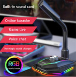 Computer USB Wired Microphone Game Capacitor