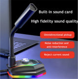 Computer USB Wired Microphone Game Capacitor