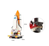 Aerospace Shuttle Puzzle, Assembled Building Block Toy