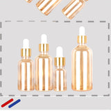 Premium Quality Essential Oil, Empty Glass Bottle (Pack of 5)