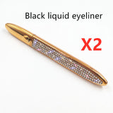 False Eyelashes, Self-adhesive Multicolor Eyeliner