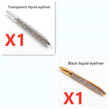 False Eyelashes, Self-adhesive Multicolor Eyeliner