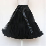 Extra-long Pure Color Tutu Skirt