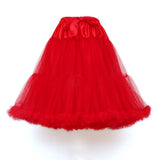 Extra-long Pure Color Tutu Skirt