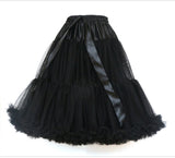 Extra-long Pure Color Tutu Skirt