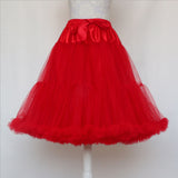 Extra-long Pure Color Tutu Skirt