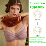 Women's Thin, Small Breasts Revealed as Big Breasts, Show-off, Large Size Cups, Ultra-thin Brassiere