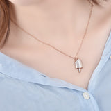 Ice Cream Shell, Women's Fritillary Necklace