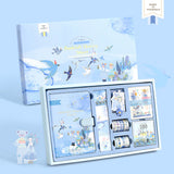 Purple Fairy Tale Notebook Gift Box with Stickers, Tape & Handbook Set