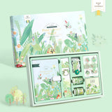 Purple Fairy Tale Notebook Gift Box with Stickers, Tape & Handbook Set