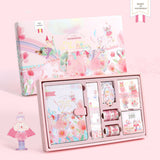 Purple Fairy Tale Notebook Gift Box with Stickers, Tape & Handbook Set