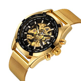 Full Hollow Men's Automatic Steel Band Mechanical Watch