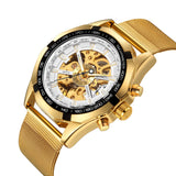 Full Hollow Men's Automatic Steel Band Mechanical Watch