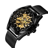 Full Hollow Men's Automatic Steel Band Mechanical Watch