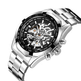 Full Hollow Men's Automatic Steel Band Mechanical Watch