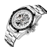 Full Hollow Men's Automatic Steel Band Mechanical Watch