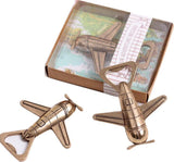 Antique Airplane Bottle Opener, Wedding Favors Bottle Screw