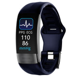 Body Temperature, ECG Heart Rate, Blood Pressure, Blood Oxygen, Health Test, Sleep Exercise Waterproof, Smart Bracelet