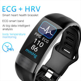Body Temperature, ECG Heart Rate, Blood Pressure, Blood Oxygen, Health Test, Sleep Exercise Waterproof, Smart Bracelet