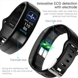 Body Temperature, ECG Heart Rate, Blood Pressure, Blood Oxygen, Health Test, Sleep Exercise Waterproof, Smart Bracelet