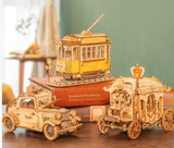 3D Three-dimensional Puzzle Model, Wooden Assembly Decompression DIY Handmade Toy