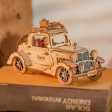 3D Three-dimensional Puzzle Model, Wooden Assembly Decompression DIY Handmade Toy