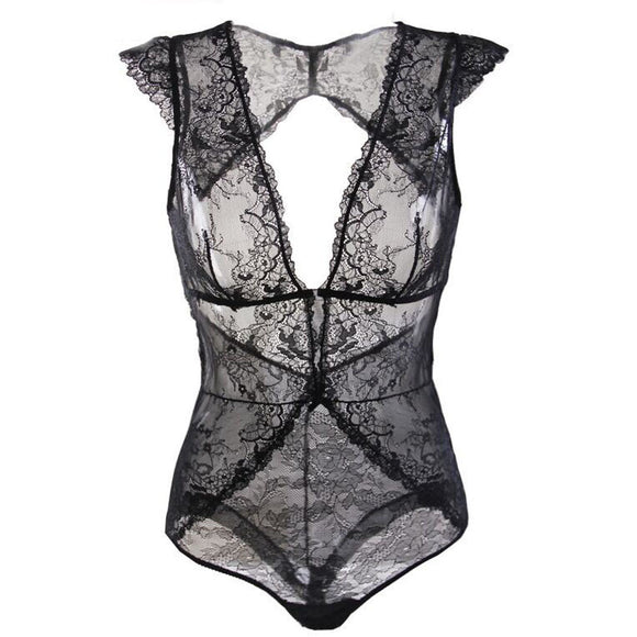 Women's Black Bodysuit