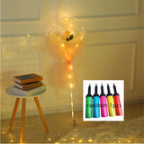LED Luminous Balloon Rose Bouquet, Transparent Bobo Ball Rose