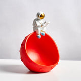 Nordic Astronaut Candy Dish Decorative Bowl – Luxury Artistic Home Decor Accent