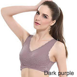 Front Cross Side Buckle Lace Non-wire, Sports Fitness Bra