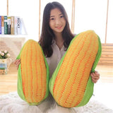 Inflatable Corn Plush Toy Pillow – Air-filled Soft Cushion for Home Decor