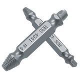 Screwdriver repair tools, slip-tooth head screw remover