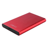 USB 3.0 Aluminum Alloy External Hard Drive Enclosure – Screw-free HDD/SSD Case, No Memory