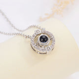 100 Languages 'I Love You' Memory Projection Necklace for Women