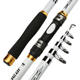 Carp Fishing Rod, Feeder Hard FRP Carbon Fiber, Telescopic Fishing Pole