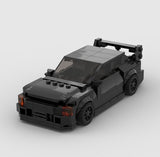 Modular Sports Car, Assembled Building Blocks Model