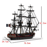 France 28-door Gun, Assembled Building Block Toys Model