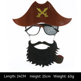 Halloween Funny Beard Ball Props – Skull Pirate Party Decoration