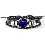 Zodiac Constellation Bracelet, Braided Design Bracelet for Men, Women, and Kids