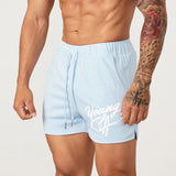Quick-drying Mesh Casual Sports, American Style, Below the Knee, Cropped Beach Shorts