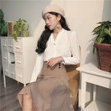 V-neck All-match Retro Shirt