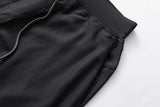 Handphone-friendly Stretch, Unlined Loose Sports Running, Quick-drying Knee Length Pants