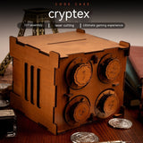 Wooden Decryption Box, Puzzle Building Blocks Safety Toys