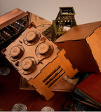 Wooden Decryption Box, Puzzle Building Blocks Safety Toys