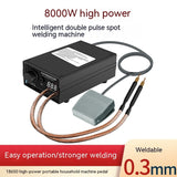 Portable Spot-welder Rechargeable Lithium Battery, High Power Household Full Set Welding Machine