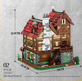 Europe-century Model Decoration Toys, Puzzle Assembled Building Blocks