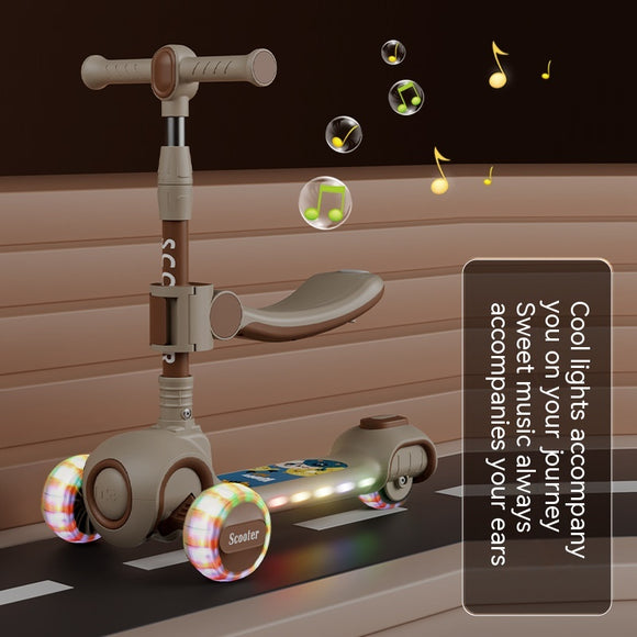 Children's Anti-flip, Foldable Scooter