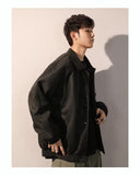 Men's Autumn Winter Suede Bomber Coat, Autumn Top Jacket