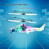 Induction Luminous Transparent Gesture Suspension Helicopter, RC Toy